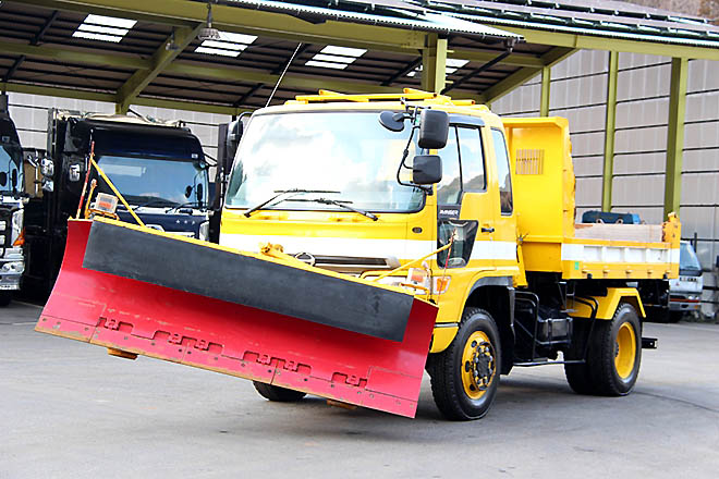 H12年式 日野レンジャー 4wd 除雪車 中古トラック買取 販売 岡山 株式会社カメイジャパン