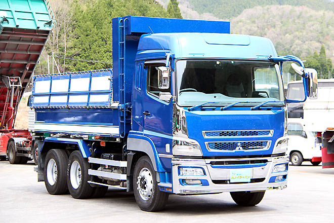 H26年式 三菱スーパーグレート ハイルーフ 10ｔダンプ 中古トラック買取 販売 岡山 株式会社カメイジャパン